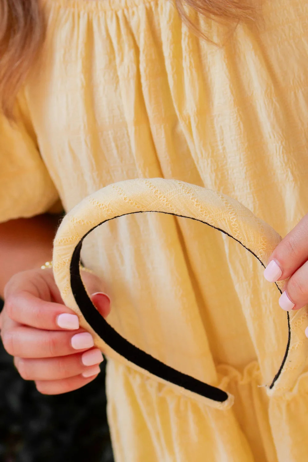 Yellow Stitch Headband | Shop Andi