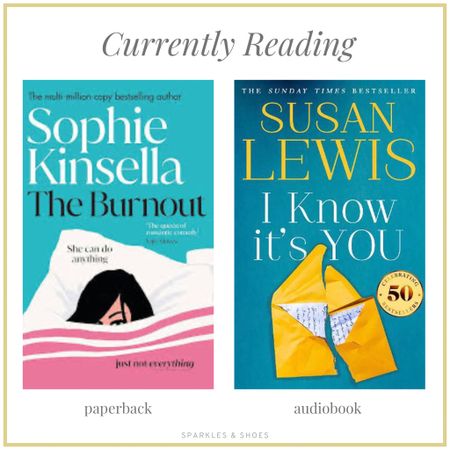 Two new books on deck - The Burnout by Sophie Kinsella is next to my bed and I’m listening to I Know It’s You by Susan Lewis  on my chilly London walks. 📚🎧📖 #goodreads #bookrecommendation