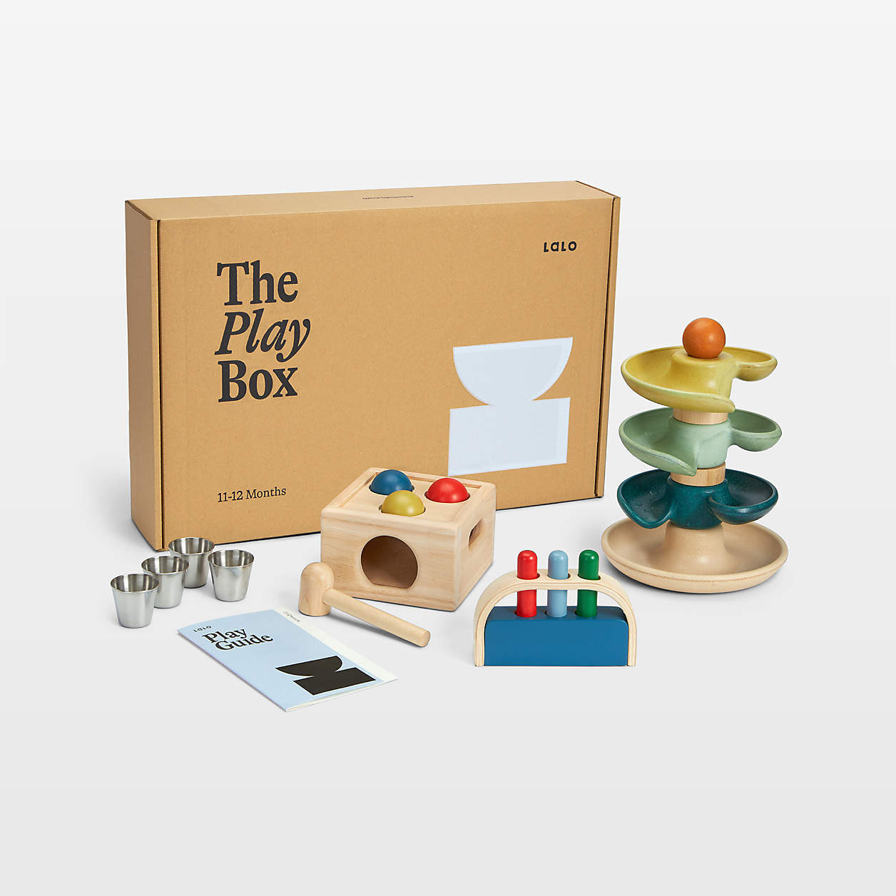 Lalo The Play Box Montessori Inspired Baby Developmental Toys for 11-12 Months + Reviews | Crate ... | Crate & Barrel