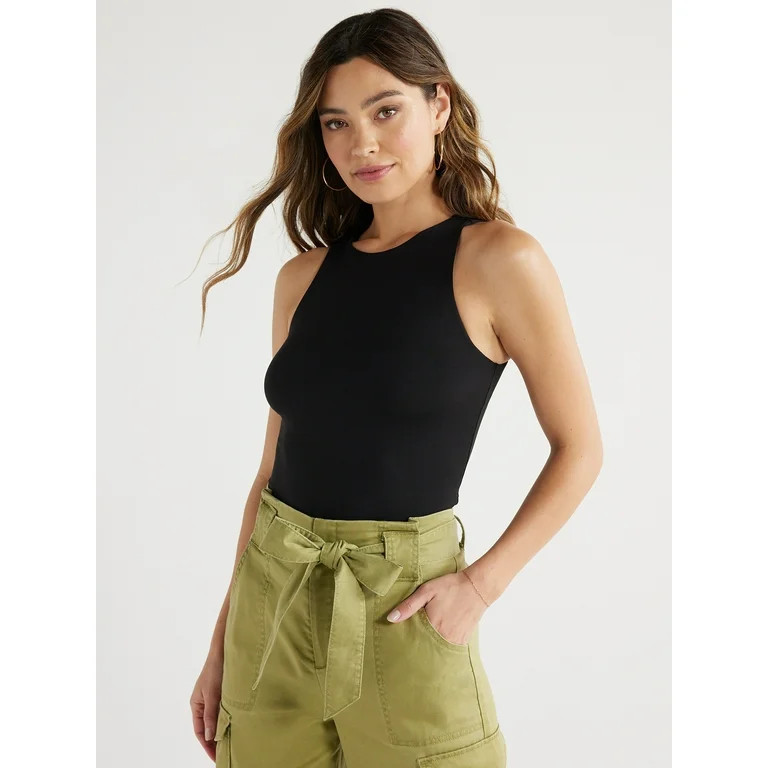 Sofia Jeans Women's High Neck Tank Top, Sizes XS-XXXL | Walmart (US)