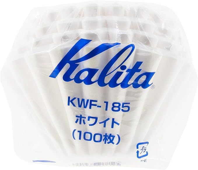 Kalita Wave Paper Coffee Filters I Larger Size 185 I 100 Count I Specially Pour Over Dripper I Ma... | Amazon (US)