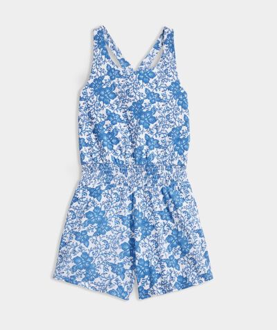 Girls' Morada Floral Smocked Romper | vineyard vines