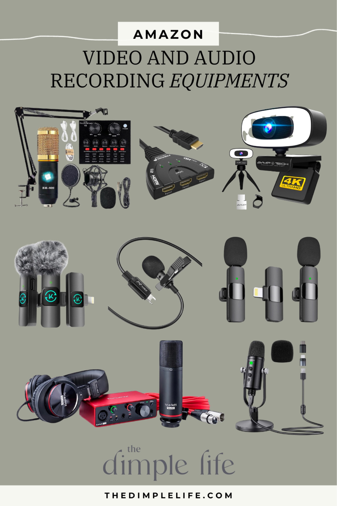 Upgrade your home office setup with these essential video and audio recording equipment from Amazon!

#WorkFromHomeTech
#VideoAudioGear
#HomeOfficeUpgrades
#AmazonFinds
#TechEssentials
#RemoteWorkTools
#VideoRecording
#AudioRecording
#HomeStudio
#ProductivityBoost
#TechUpgrades
#VirtualMeetings
#ProfessionalSetup
#StayConnected
#TechForRemoteWork
#HomeStudioSetup
#AudioQuality
#VisualClarity
#Telecommuting
#DigitalWorkplace



#LTKhome