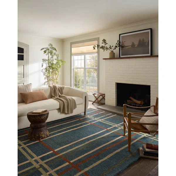 Magnolia Home by Joanna Gaines x Loloi Waylon Denim / Multi Area Rug | Wayfair North America