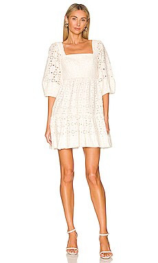 Shona Joy Fryda Mini Dress in Rice from Revolve.com | Revolve Clothing (Global)