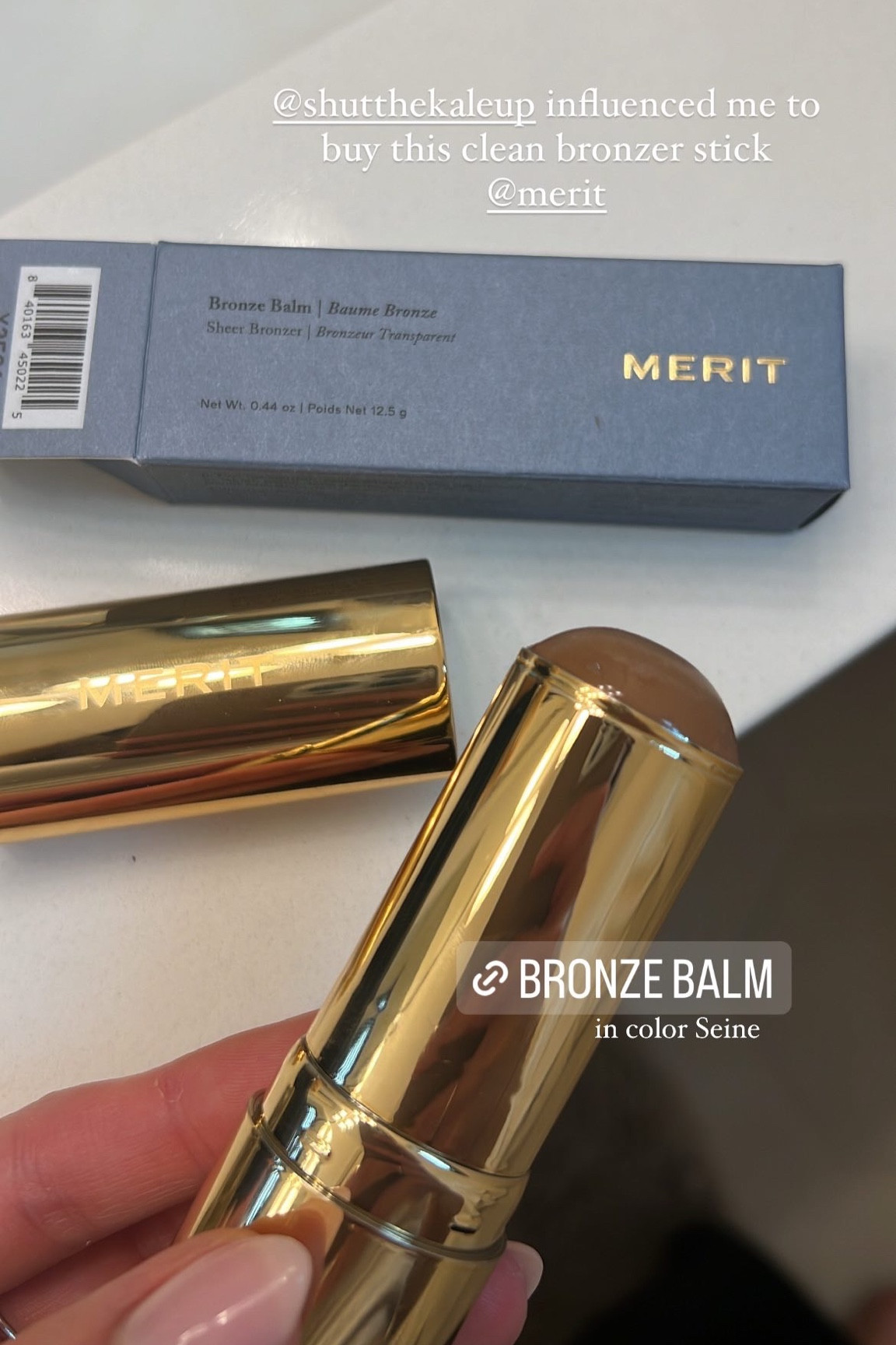 Love this new clean bronzer stick. I got the color, Seine