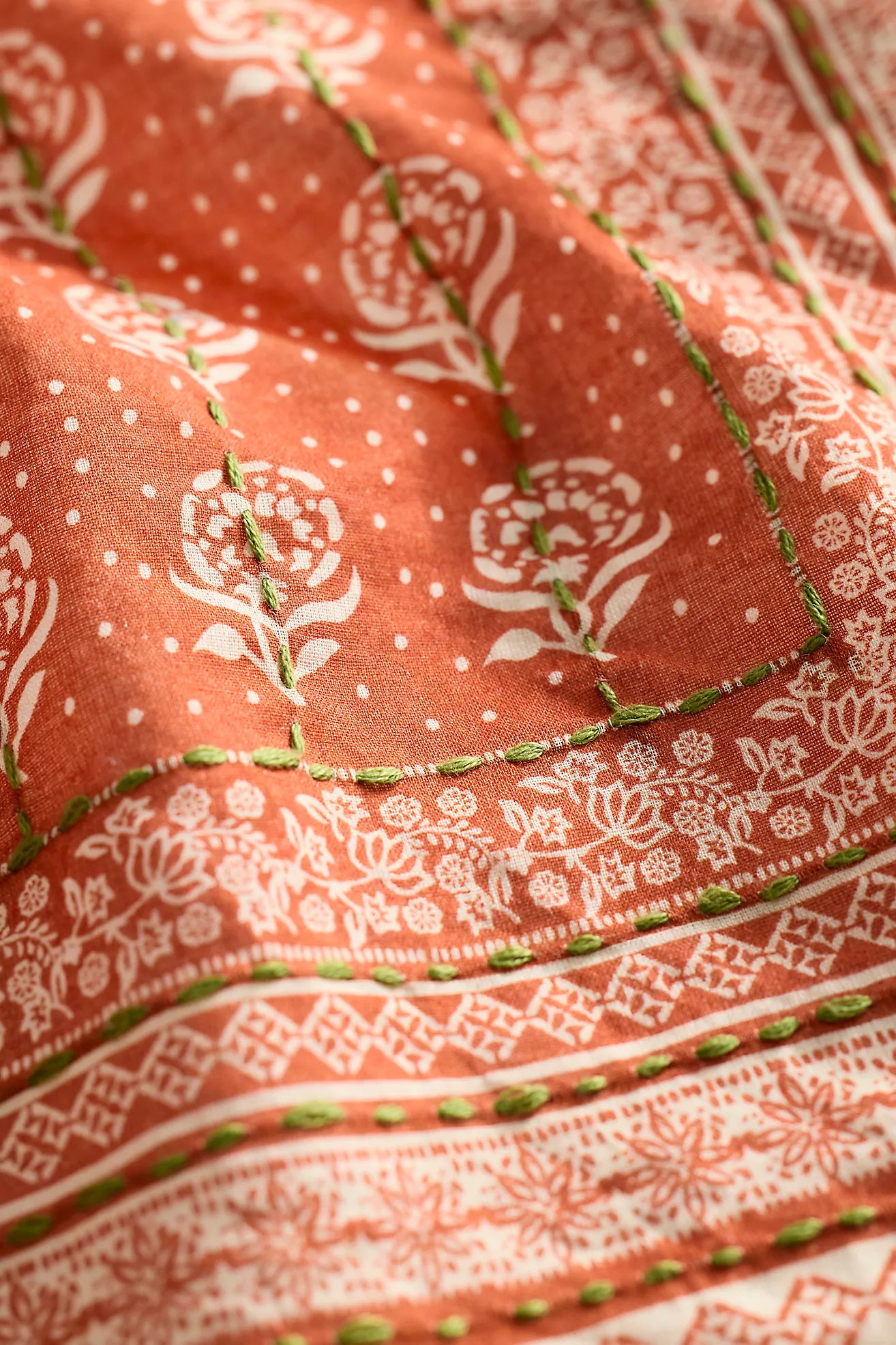 Embroidered Stitch Bandana | Anthropologie (US)