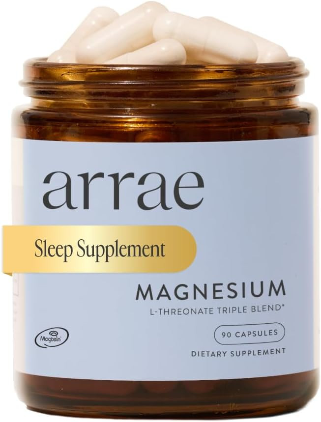 Arrae Magnesium Supplement, Magnesium Glycinate, Citrate & L-threonate, 250 mg, Support Mood, Sle... | Amazon (US)