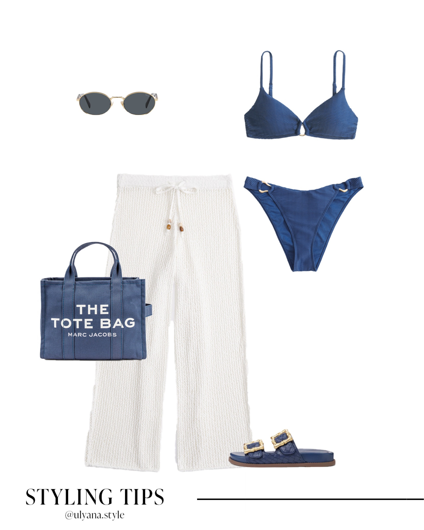 This chic swim look features a blue bikini, crochet cover up pants, platform sandals, a tote bag, and sunglasses. Perfect for beach days, resort vacations, and poolside lounging.
.
.
.
.
.

Resort wear | resort vacation outfits |  resort style | vacation outfits beach | vacation pants | vacation looks  |  Crochet cover up |  beach cover up | bathing suit | bikini set | swim wear | swim suits | blue bikini | outfit pool | outfit ideas | outfit inspo | beach sandals | summer sandals | blue sandals | beach outfits | beach bag | beach tote | beach bag

#LTKSeasonal #LTKU #LTKSaleAlert #LTKGiftGuide #LTKWorkwear #LTKTravel #LTKShoeCrush #LTKItBag 

#LTKFindsUnder50 #LTKFindsUnder100 #LTKStyleTip