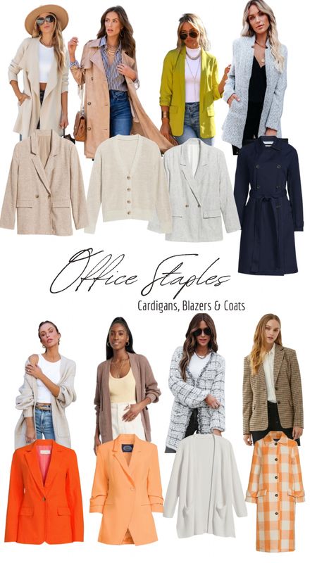 Office Staples 
-Cardigans, Blazers & Coats-

#LTKFind #LTKworkwear #LTKstyletip
