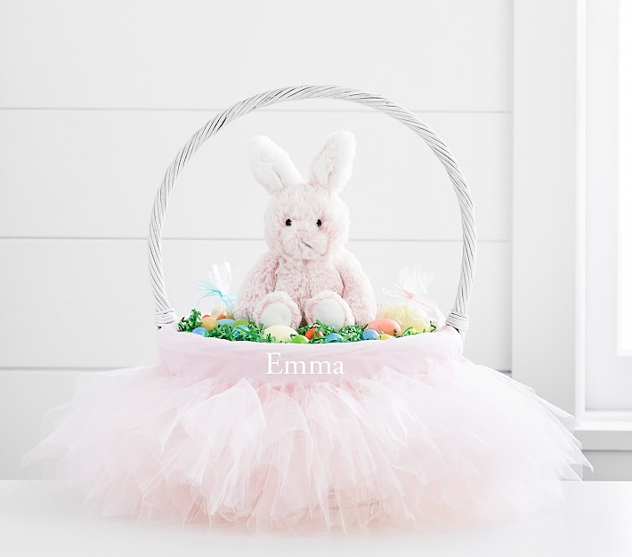 Tulle Tutu Easter Basket Liners | Pottery Barn Kids
