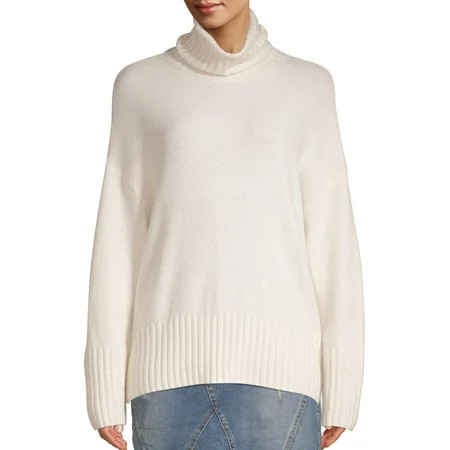 Scoop Slouchy Turtleneck Sweater Women's | Walmart (US)
