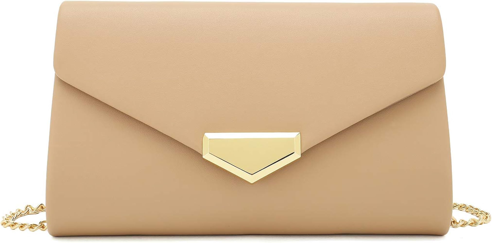 Charming Tailor PU Clutch Purse for Women Evening Bag Chic Clutch Handbag for Special-occasion | Amazon (US)