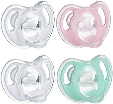 Tommee Tippee Ultra-Light Silicone Pacifier, Symmetrical One-Piece Design, BPA-Free Silicone Bink... | Amazon (US)