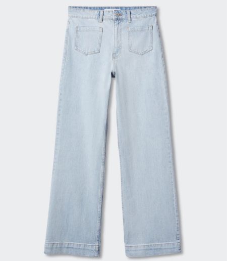 Mango Wide-Leg Jeans in Bleach Blue

#LTKtravel #LTKstyletip #LTKunder100