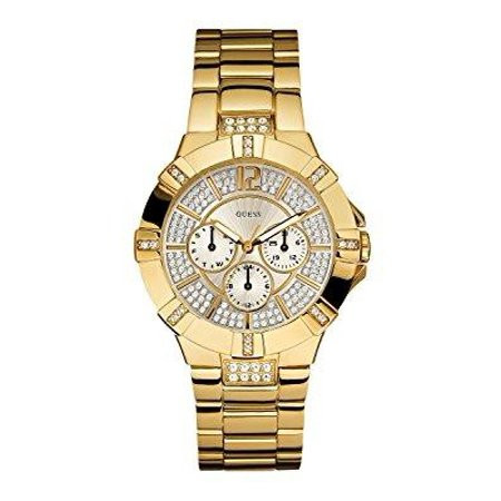 GUESS Women s U13576L1 Dazzling Sporty Gold-Tone Watch | Walmart (US)