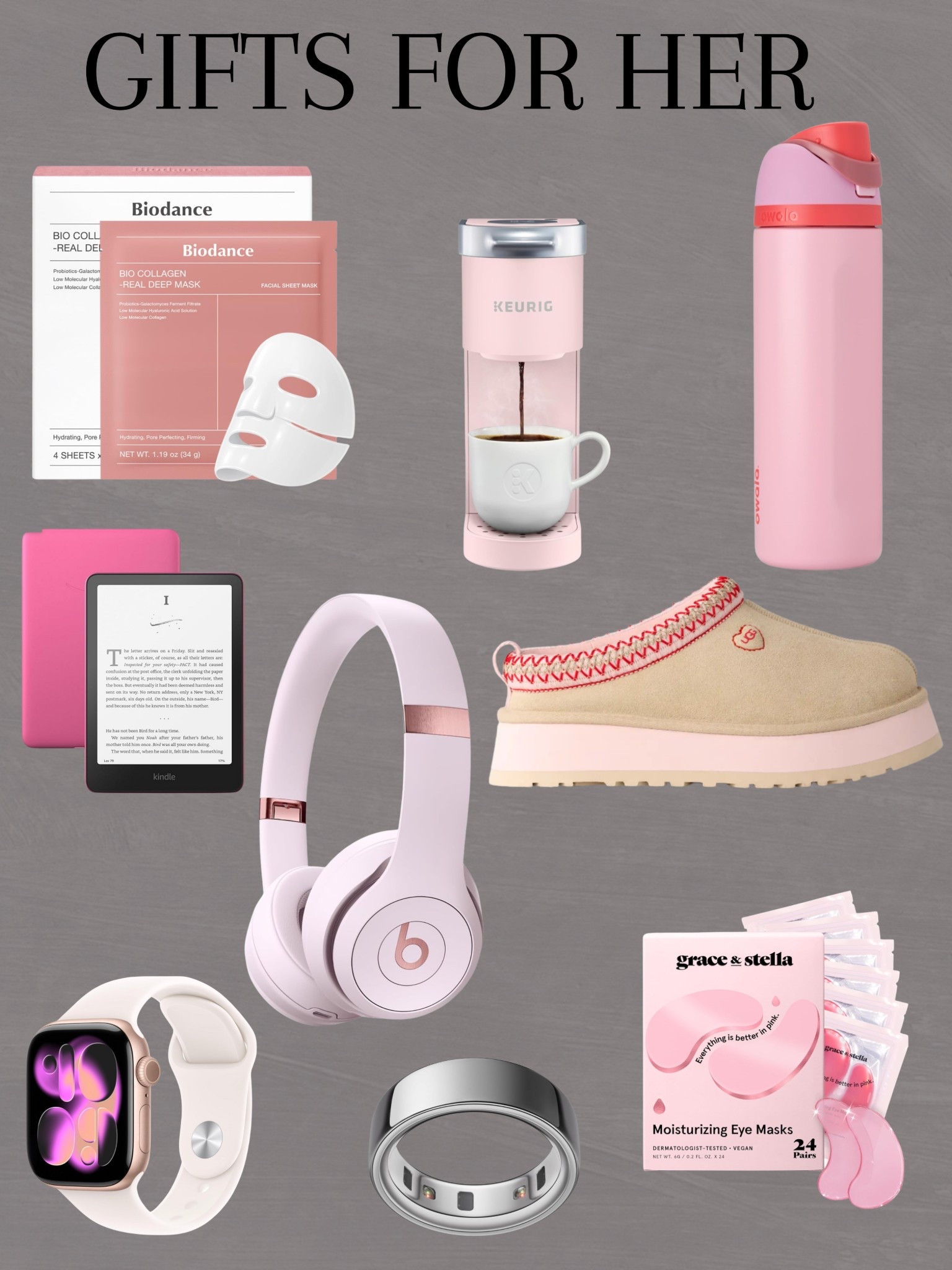 Looking for the perfect Gifts for Her? This curated gift guide features must-have favorites she’ll love — from the Apple Watch Series 11 in rose gold and the sleek Oura Ring 4, to cozy wellness essentials like the Owala FreeSip water bottle and viral Korean skincare masks. Perfect for birthdays, Valentine’s Day, holidays, or just because ✨ These thoughtful, stylish gifts are ideal for women who love self-care, fitness, and everyday luxury.

@Target 

@amazonfindsandfashion 



#LTKSaleAlert #LTKValentine #LTKselfcare