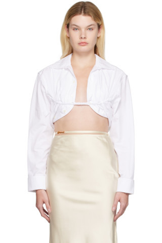 White Le Papier 'La Chemise Machou' Shirt | SSENSE