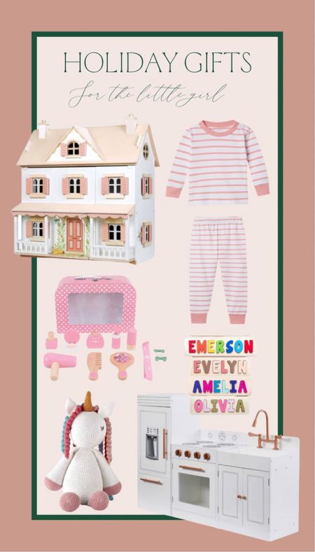 Holiday Gifts for the little girl 💕 these are some of Isla Graces faves + some of her wishlist items. From doll houses, play kitchens, vanity sets, pjs, puzzles and more 

#LTKHoliday #LTKGiftGuide #LTKCyberweek