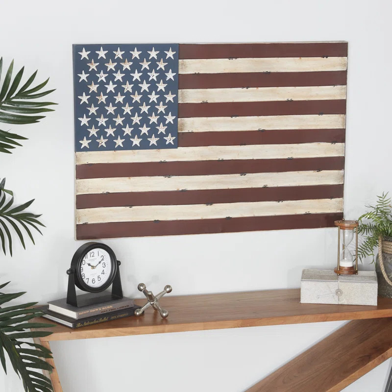 Vintage American Flag Wall Décor | Wayfair North America