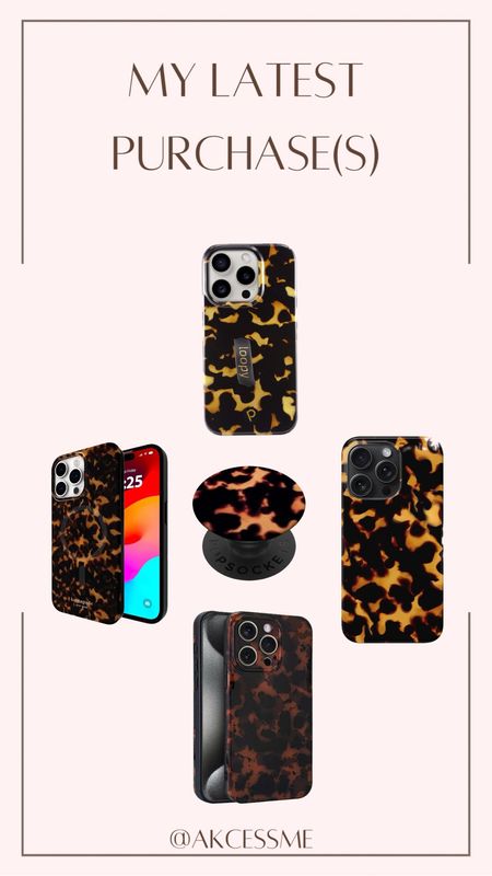 Tortoise is IN and not OUT for 2024! 
I 10000% STAN for my loopy cases but I wanted to share some alternatives just in case!

Loopy case 10% off: AKCESSME
(www.loopycases.com)
#AKCESSME #iphone15promax #cellphonecase #tech

#LTKfindsunder50