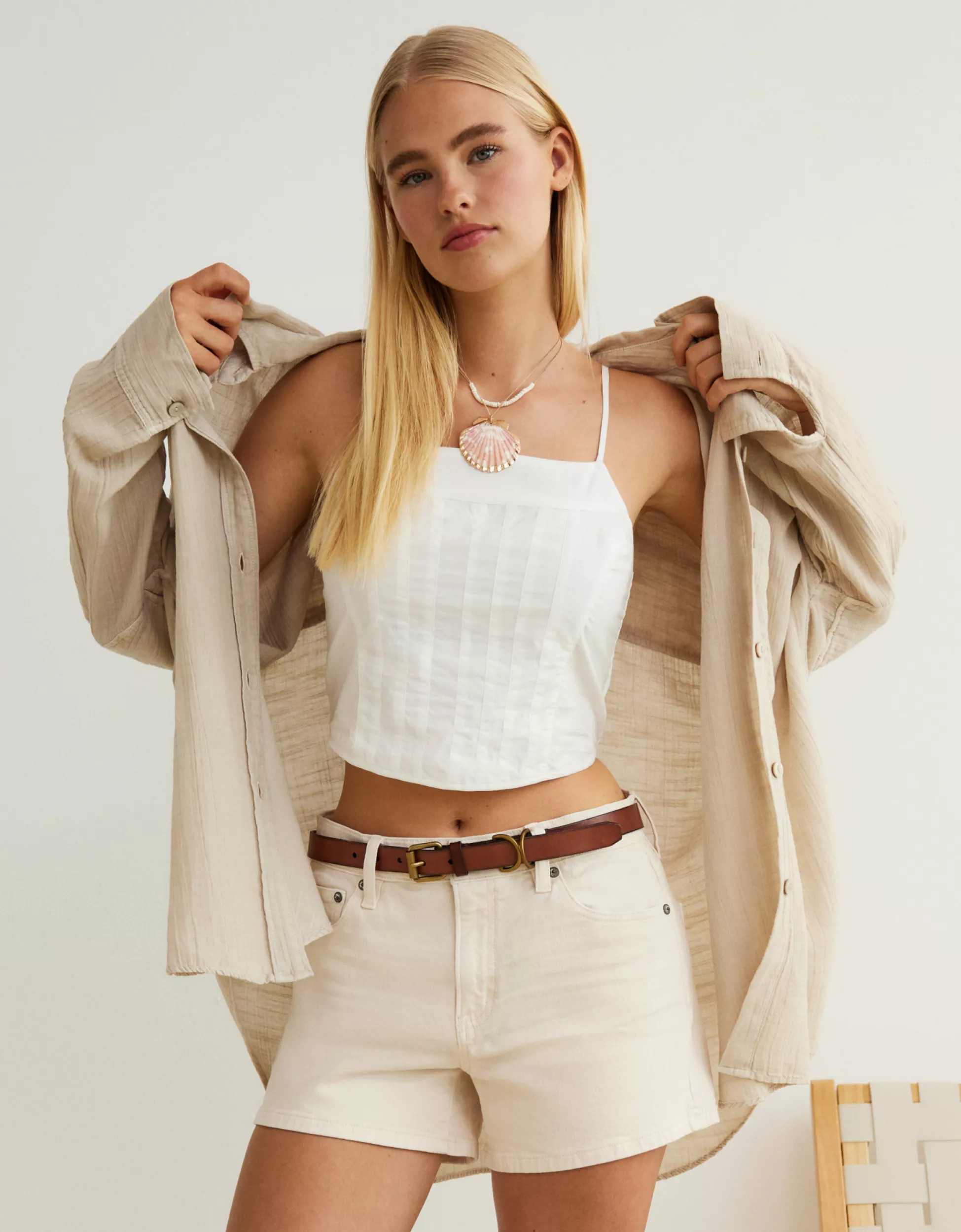 AE Go Big Beach Shirt | American Eagle Outfitters (US & CA)