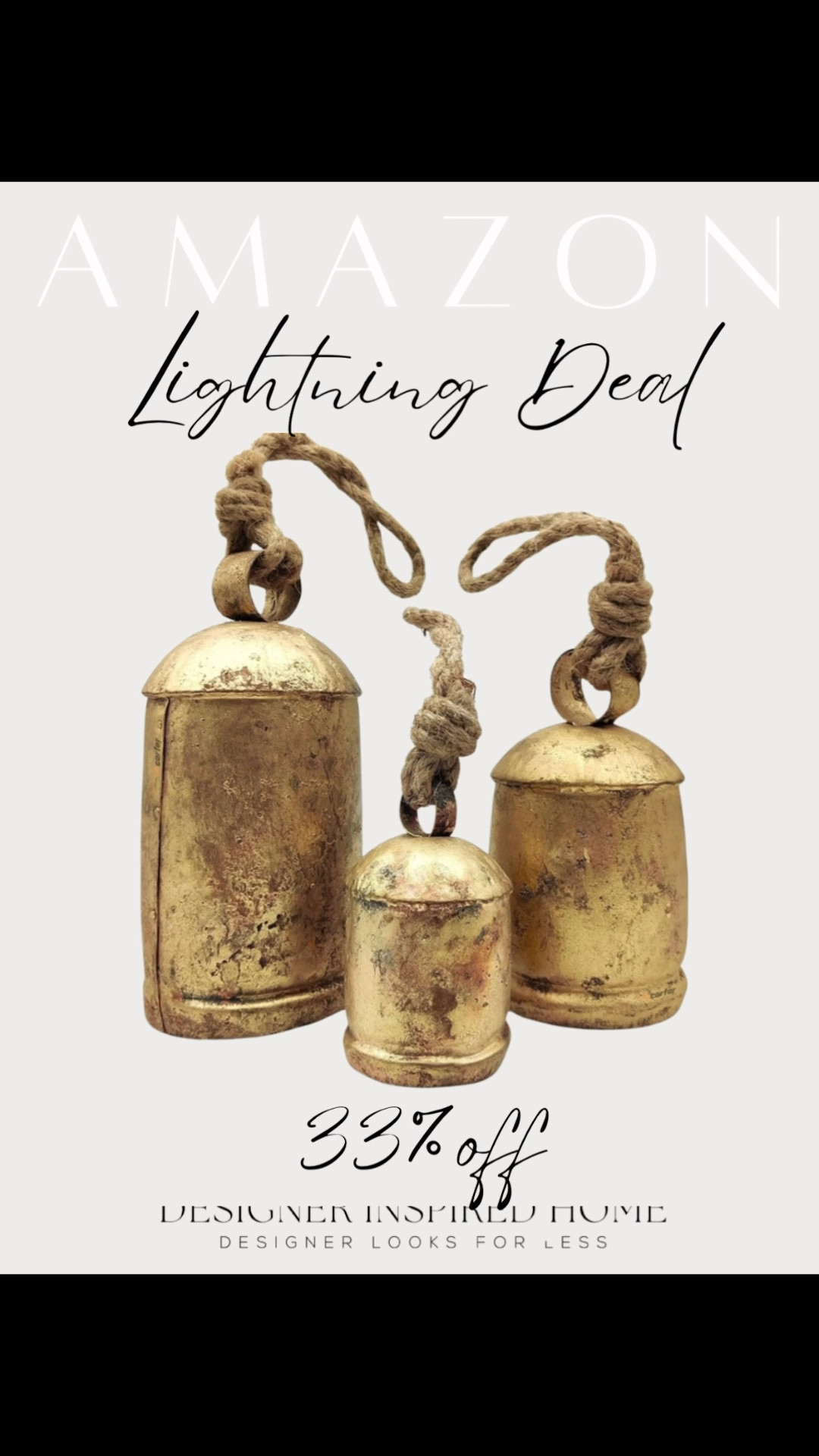 Amazon lightning deal on these best selling bells! 

#LTKSeasonal #LTKFindsUnder50 #LTKSaleAlert