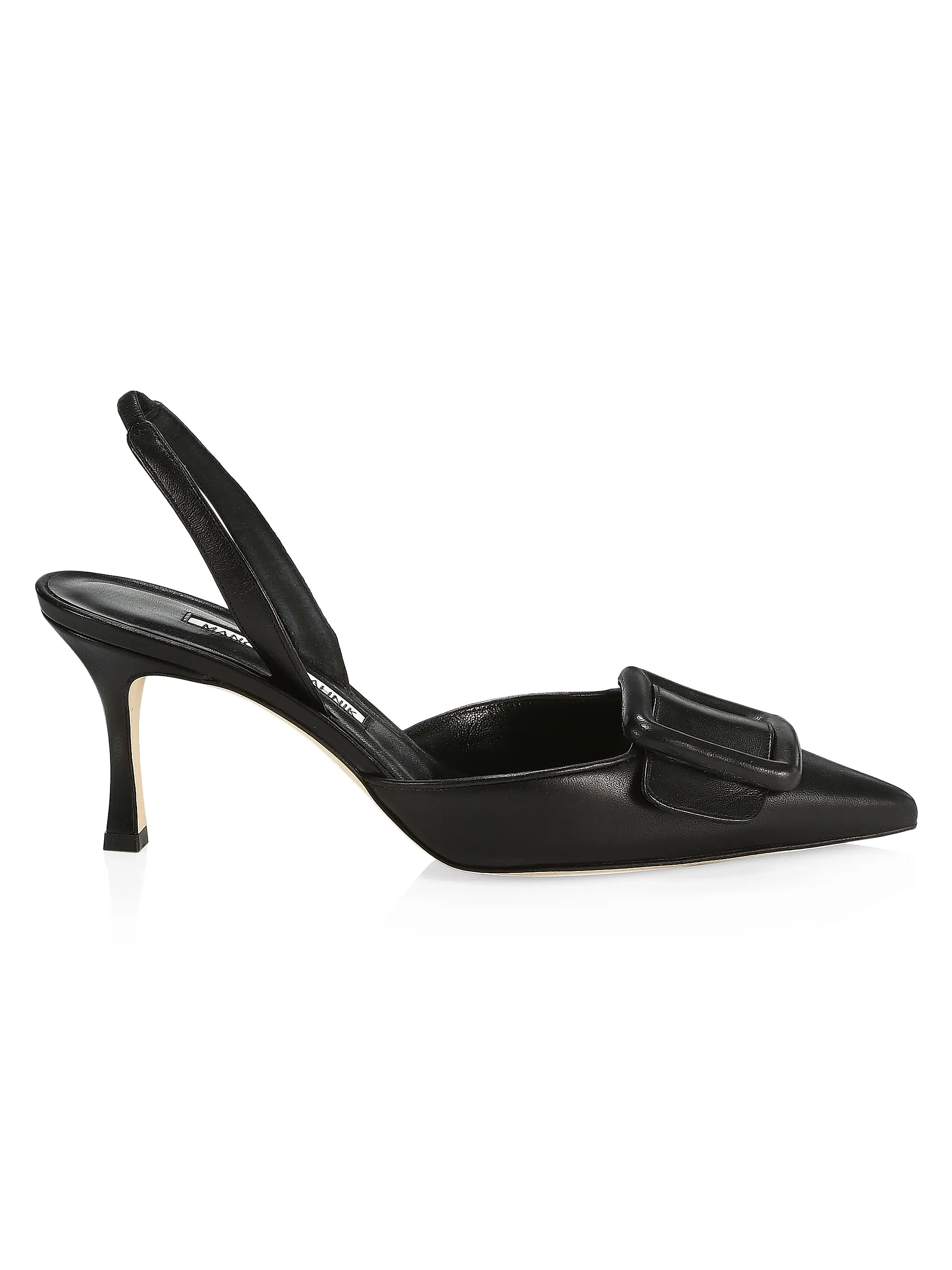 Maysli 70MM Leather Slingback Pumps | Saks Fifth Avenue