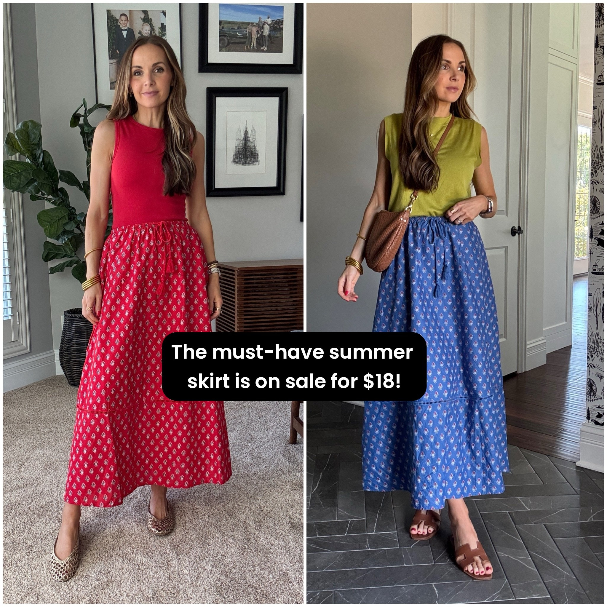 This amazing summer skirt is on sale for $18!
