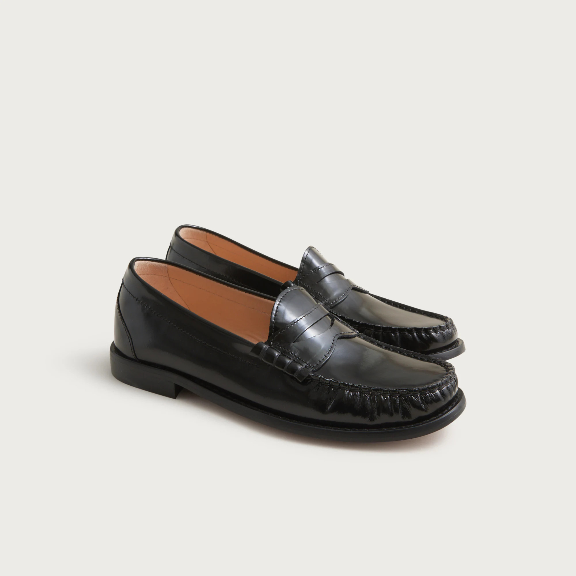 New Winona penny loafers in Italian spazzolato leather | J. Crew US