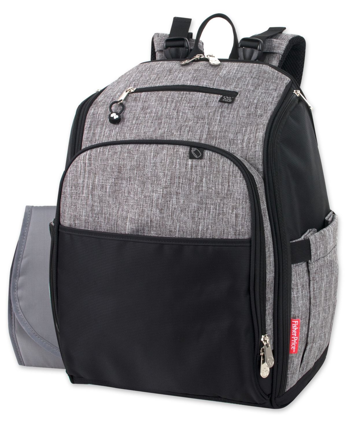 Fisher Price Fast Finder Kaden Cooler Diaper Bag - Gray | Macy's