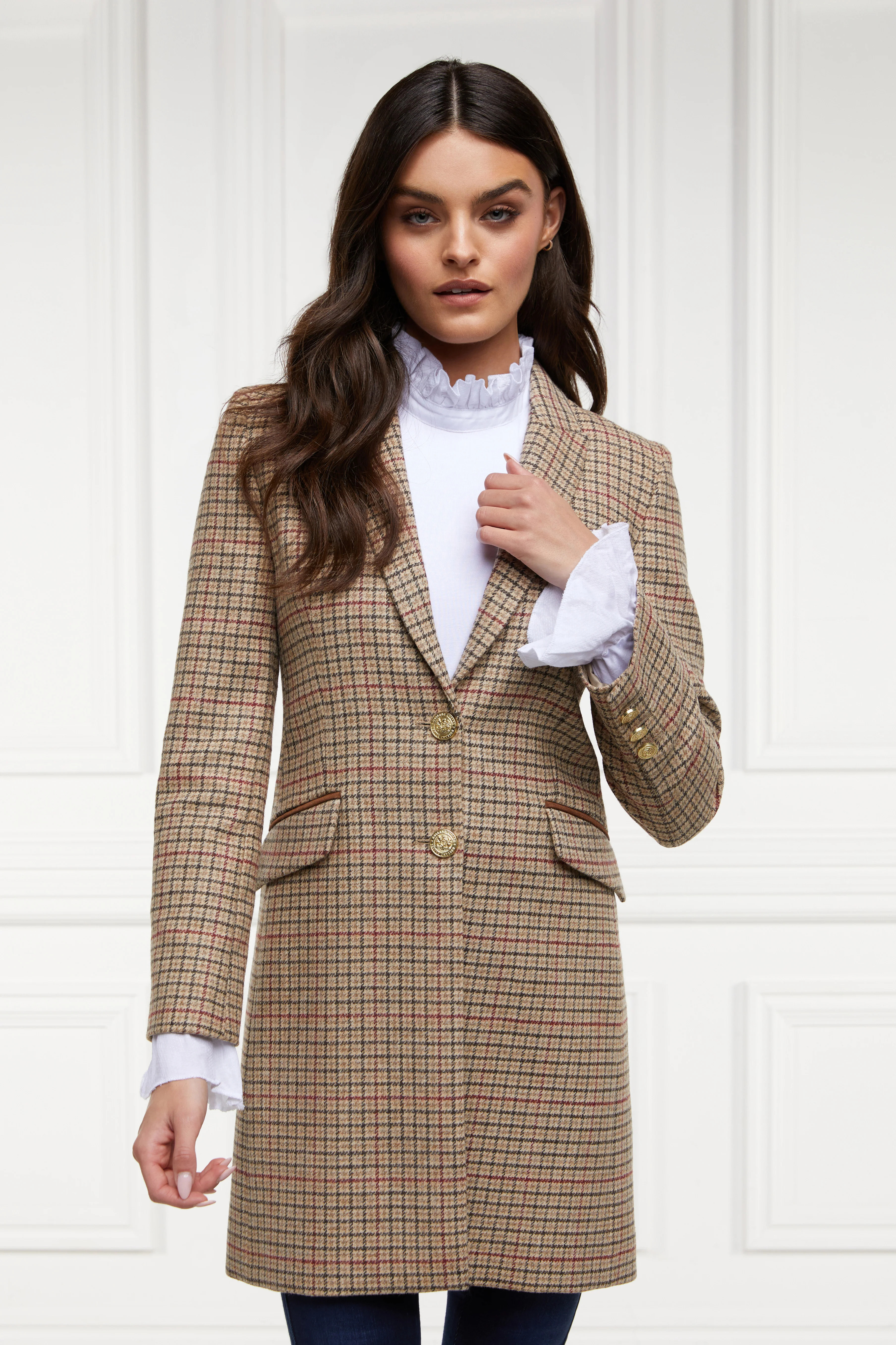 Highgrove Coat (Charlton Tweed) | Holland Cooper