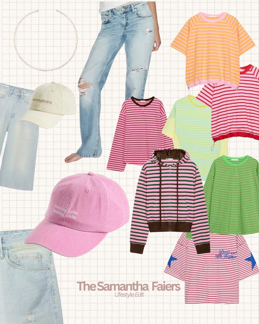 Soaking up the bright colours this summer 🩷

Denim, stripes and caps on repeat 🔂 

So casual but super easy to throw together.

#LTKsummer #LTKFashionMonth #LTKtravel