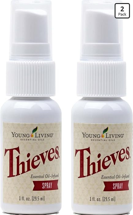 Young Living Thieves Spray | 1 oz | Portable Cleaner Spray, Formulated with Water & Alcohol, Idea... | Amazon (US)