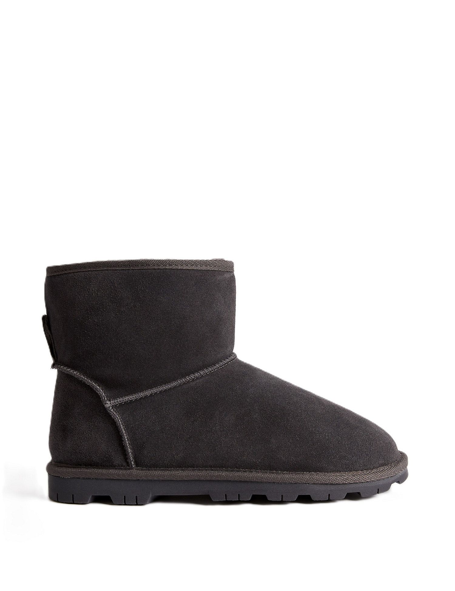 Suede Faux Fur Lined Slipper Boots | Marks & Spencer (UK)