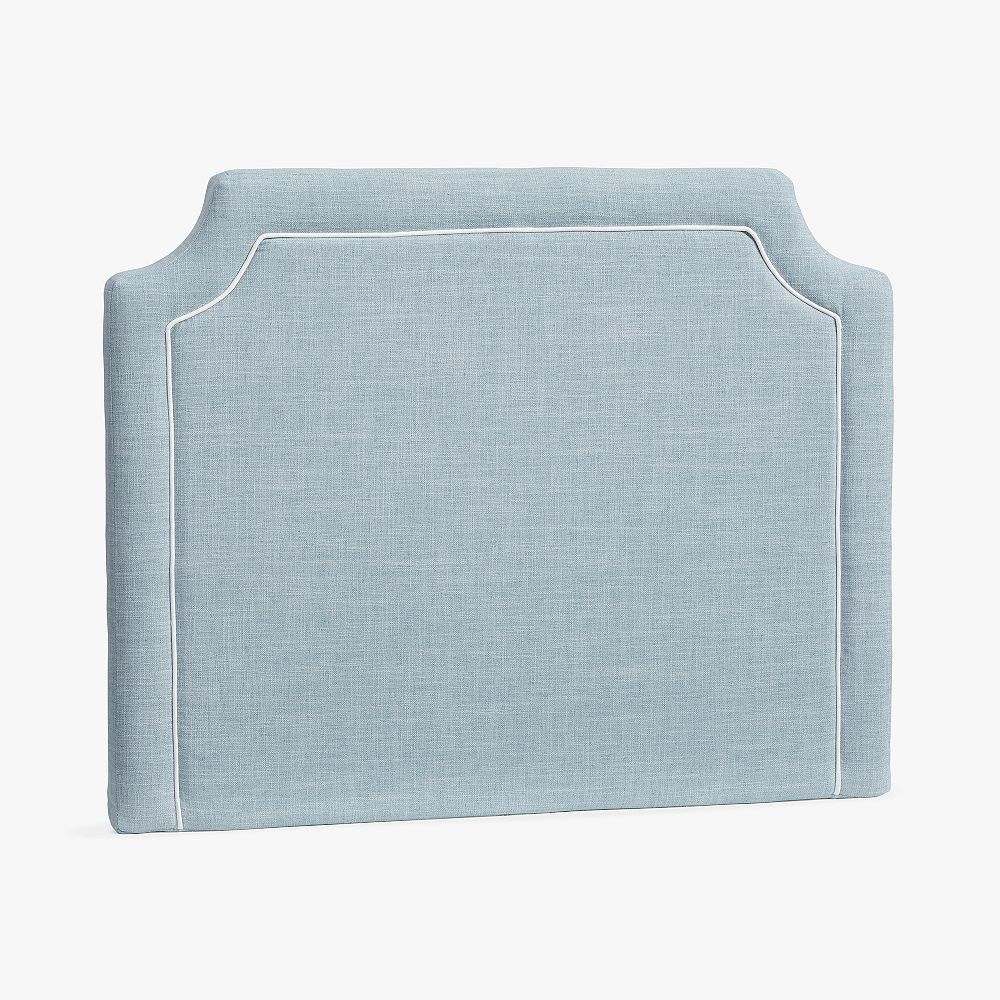 No Nails Auburn Piped Wall Mounted Headboard | Pottery Barn Teen