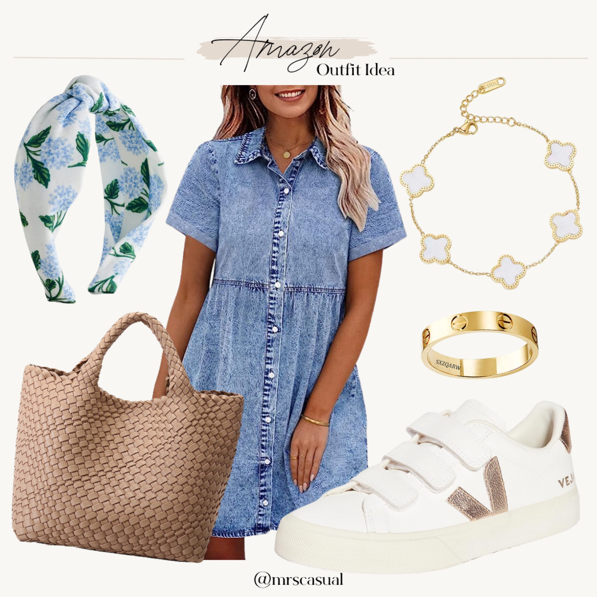 Favorite Amazon denim dress for spring 

#LTKFind #LTKSeasonal #LTKunder50