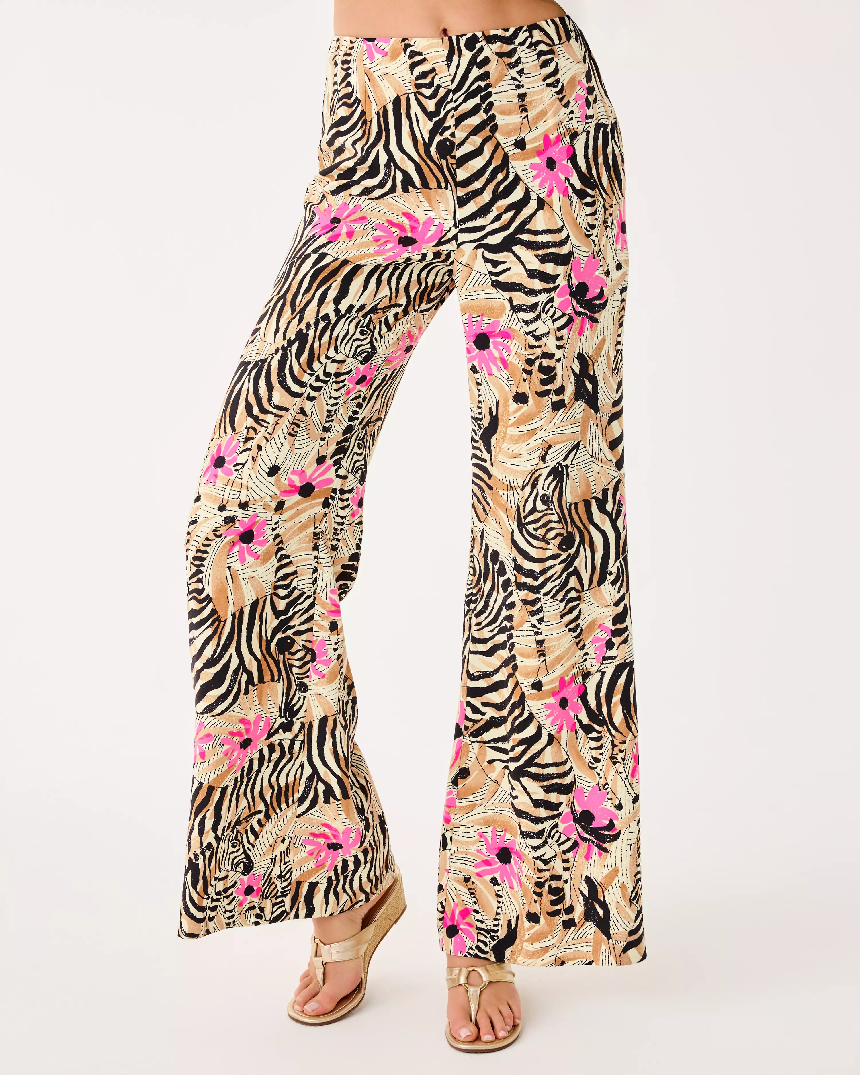 33" Polyanna High Rise Palazzo Pant | Lilly Pulitzer
