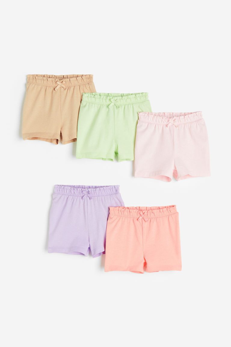 H & M - 5-pack cotton jersey shorts - Pink | H&M (UK, MY, IN, SG, PH, TW, HK)