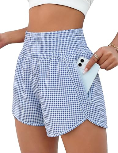BMJL Women's Athletic Shorts High Waisted Running Short Pocket 2.5" Sporty Shorts Gym Workout Sho... | Amazon (US)
