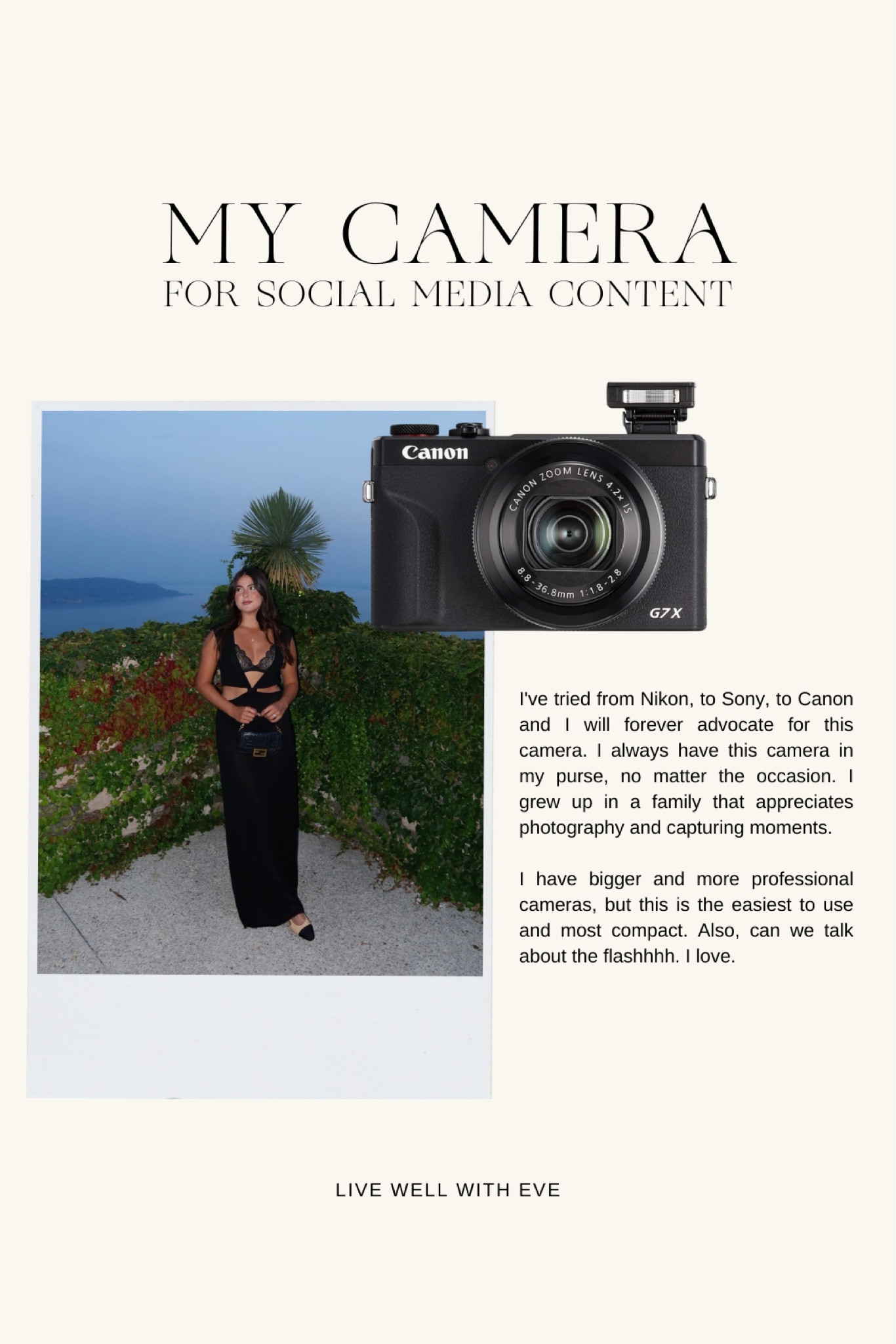 I love this camera with all my heart. I carry it in my purse always, it’s so compact and easy to use too — Canon G7X Mark III 📸🤳 #canon #content #contentcreator #ltkcamera #camera