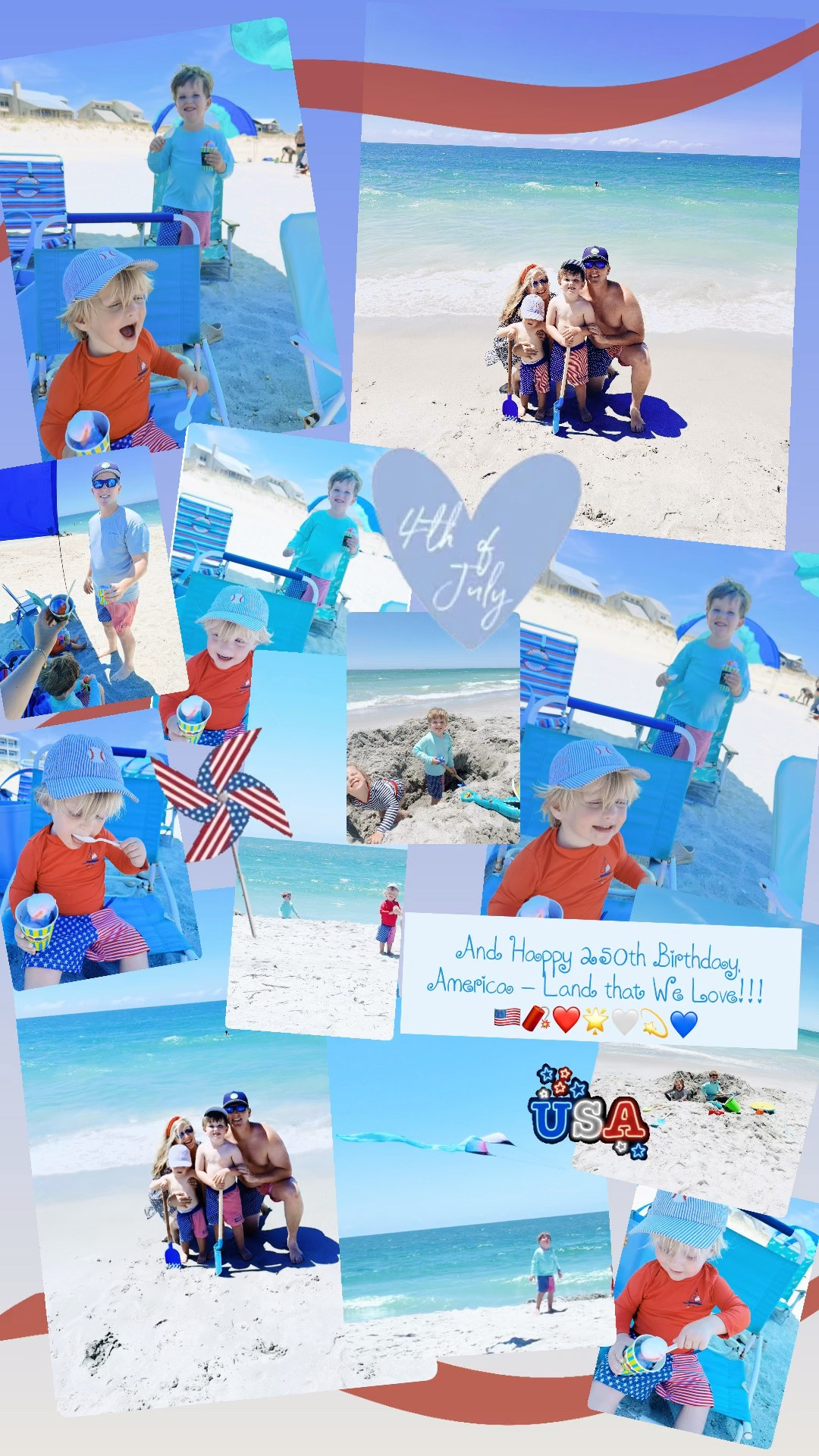 And Happy 250th Birthday, America - Land that We Love!!! 🇺🇸🧨❤️🌟🤍💫💙
