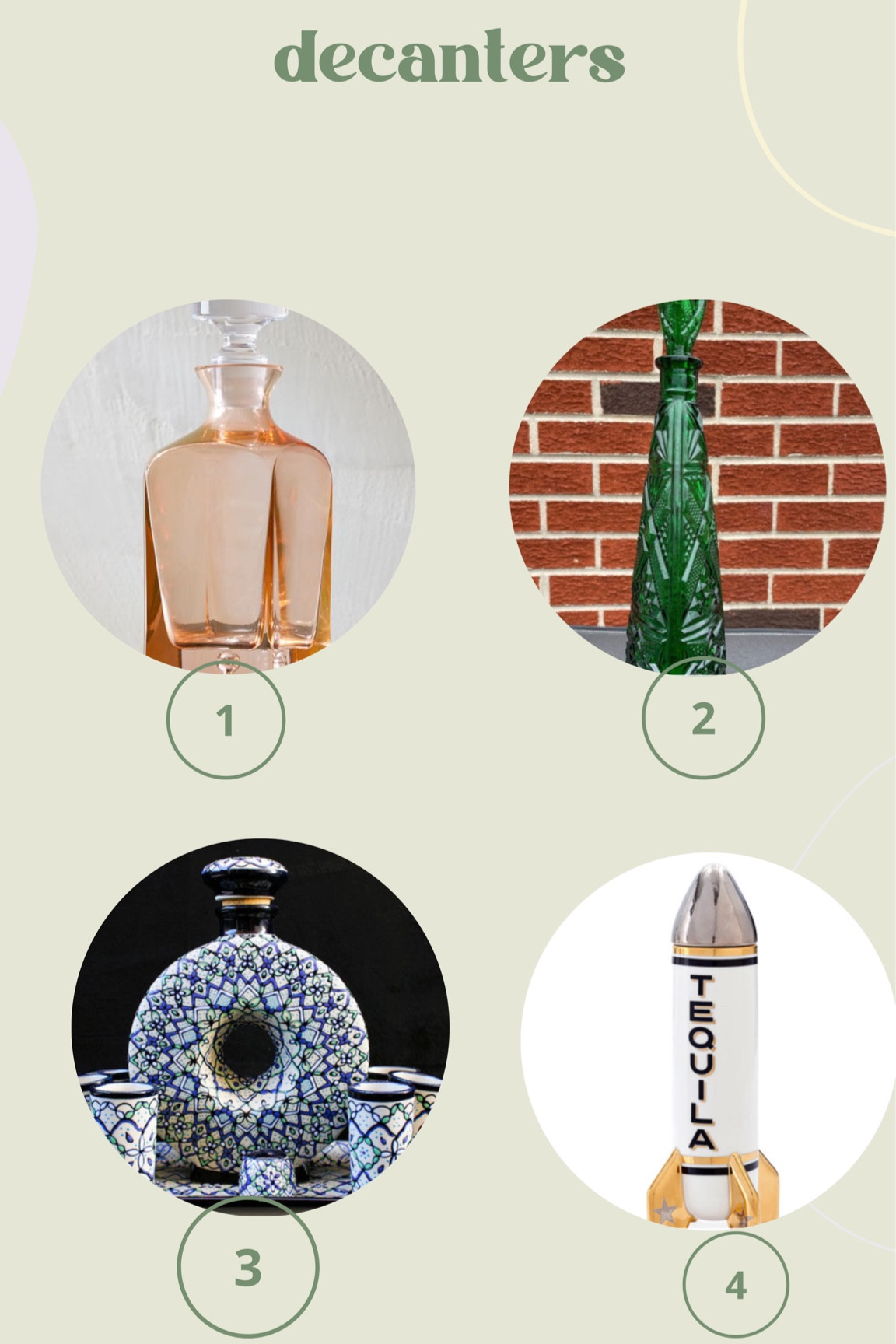 Perfect decanters for your home bar or bar cart

#LTKhome #LTKstyletip #LTKFind