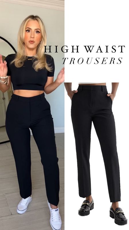 My all time fave high waisted trousers! I’m wearing a size 6R. They have good stretch; the perfect work slacks and business casual pants. 

#LTKU #LTKFind #LTKunder100