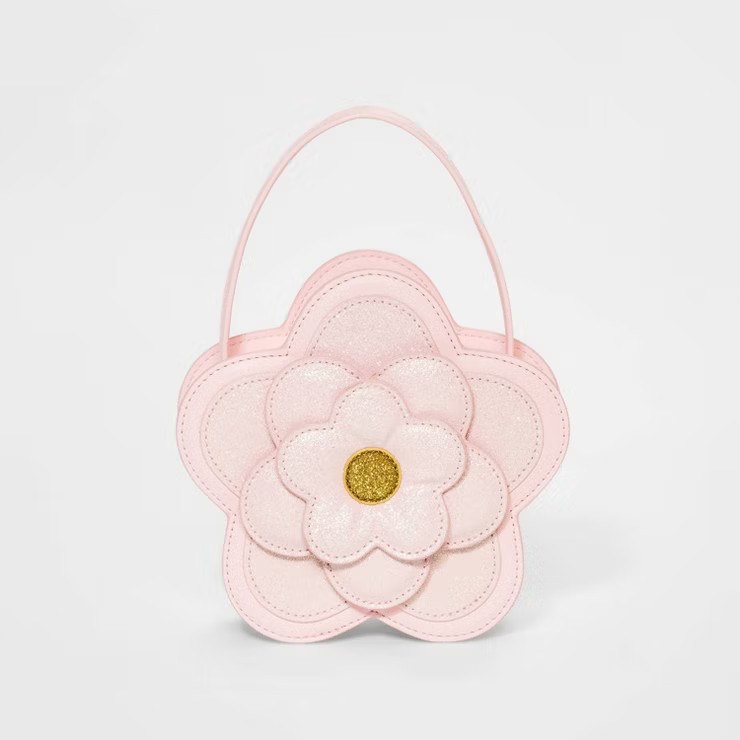 Toddler Girls' Floral Tote Bag - Cat & Jack™ Pink | Target