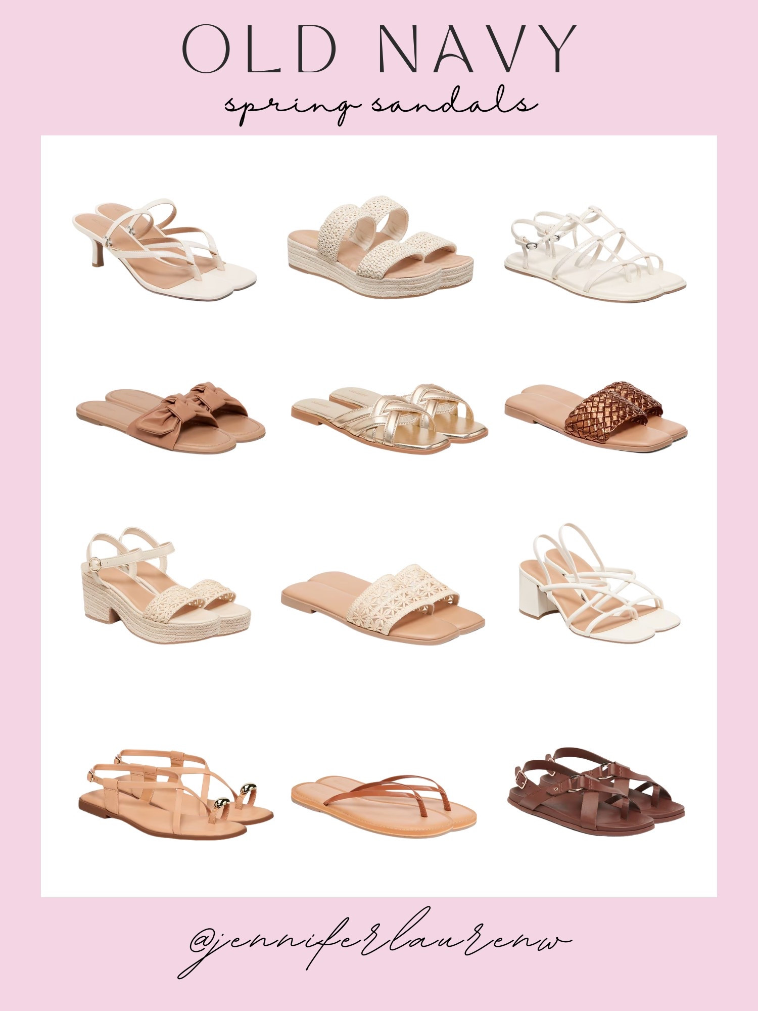 Step into spring with these must-have sandals from Old Navy! ☀️ Casual, comfy, and perfect for all your sunny-day adventures. Which color are you adding to your cart? 👡 #OldNavyStyle #SpringSandals #LTKSpringFinds #CasualChic #ComfySpringStyle #OldNavyShoes #LTKUnder50 #SpringFootwear #AffordableFashion #SpringReady



#LTKShoeCrush #LTKFindsUnder100 #LTKSeasonal