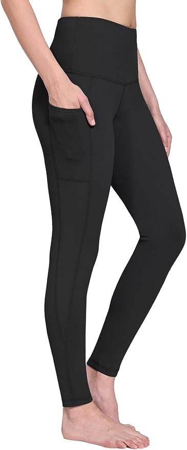 BALEAF Women's Fleece Lined Leggings Thermal Warm Winter Tights High Waisted Yoga Pants Cold Weat... | Amazon (US)