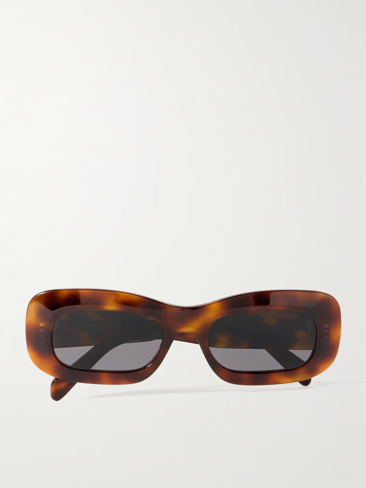 CELINE Eyewear - Square-frame Tortoiseshell Acetate Sunglasses - One size | NET-A-PORTER (US)