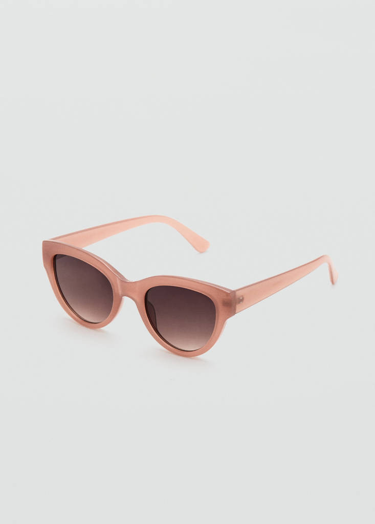 Cat-eye sunglasses pastel pink - Women - One size - MANGO | Mango (US/MX/AU)