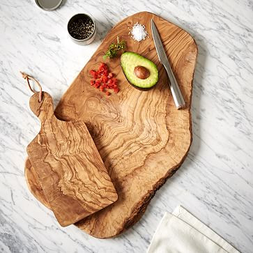 Olive Wood Rustic Cutting Board | West Elm (US)